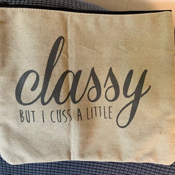 Classy But I Cuss A Little Travel Bag - Picture 1 of 2